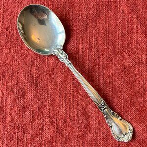 Gorham Chantilly (Lion-Anchor-G) 6 1/4” Round Bowl Cream Soup Spoon NO Monogram